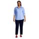 Women's Plus Size Wrinkle Free No Iron Button Front Shirt, alternative image