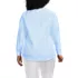 Plus Size No Iron Button Front Shirt, Back