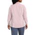 Women's Plus Size No Iron Button Front Shirt, Back