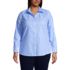 Women's Plus Size No Iron Button Front Shirt, Front