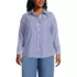 Plus Size No Iron Button Front Shirt, Front