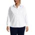 Women's Plus Size No Iron Button Front Shirt, Front