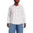 Plus Size No Iron Button Front Shirt, Front