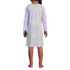 Girls Long Sleeve Jersey Nightgown, Back