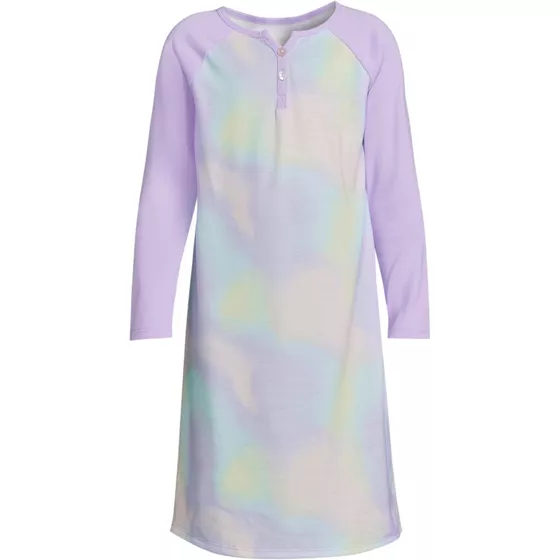 Girls Long Sleeve Jersey Nightgown - primary