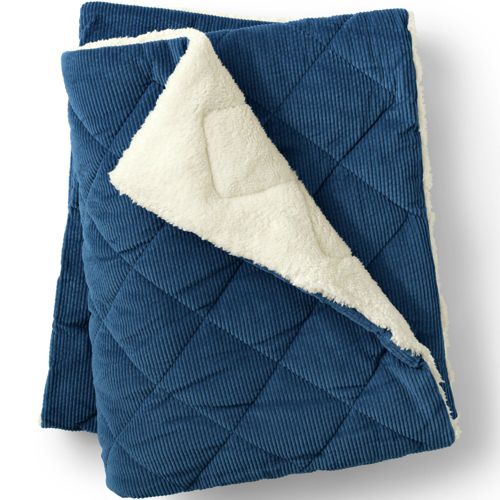 Lands end best sale fleece throw blanket