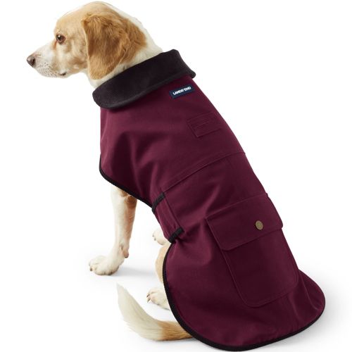 Lands end store dog raincoat