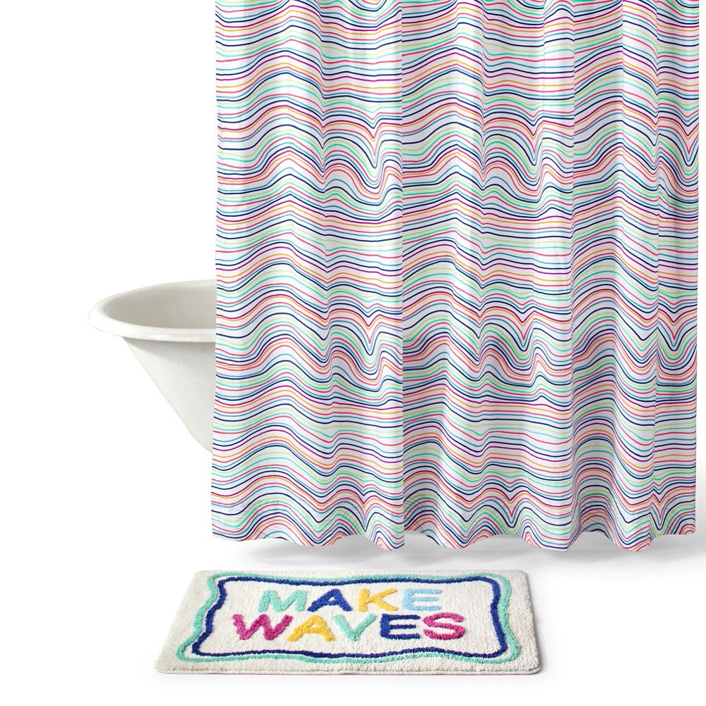 Lands' End Kids Make Waves Bath Mat