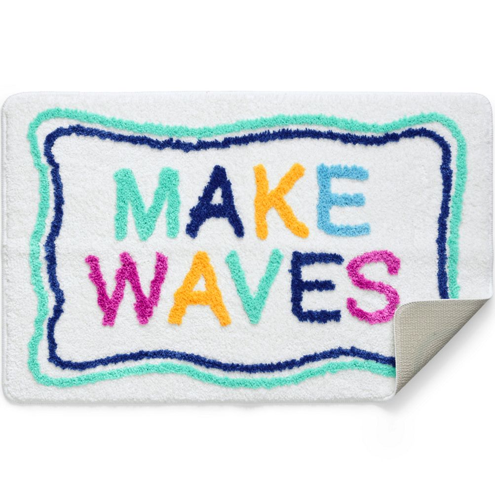 Making Waves Bath Runner  Bath runner, Long bath mat, Making waves