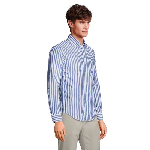 Men's Traditional Fit Essential Lightweight Poplin Shirt