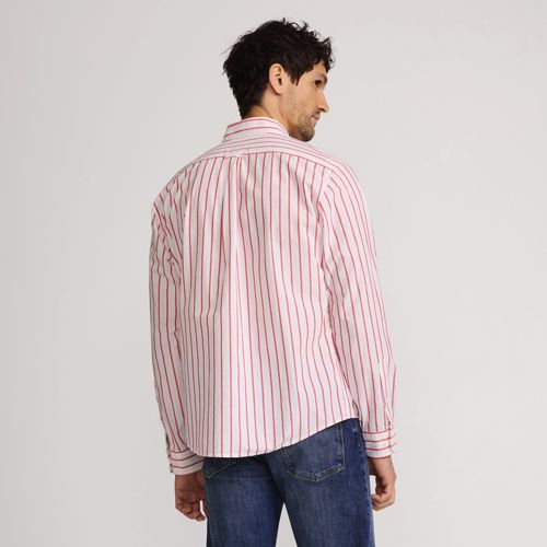 Men's Traditional Fit Essential Lightweight Poplin Shirt, Back