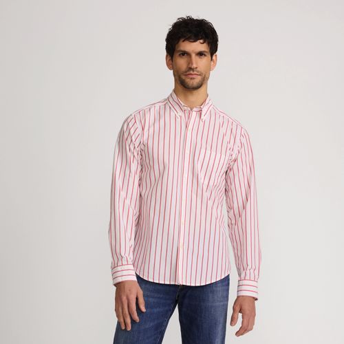 Men's Traditional Fit Essential Lightweight Poplin Shirt, Front