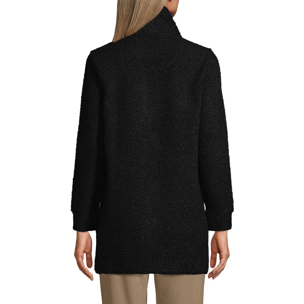 Women's Boucle Fleece Coat | Lands' End