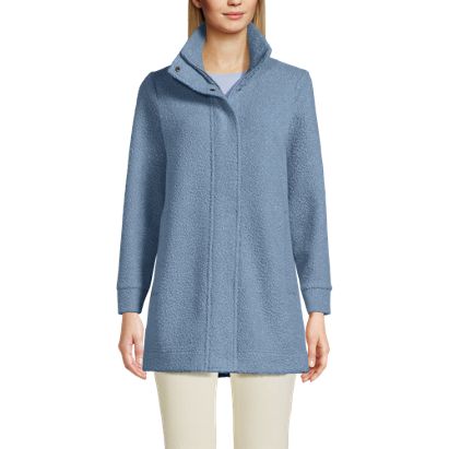 Women's Boucle Fleece Coat - image 2