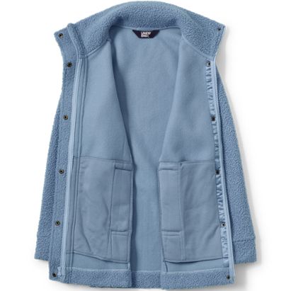 Women's Boucle Fleece Coat - image 4