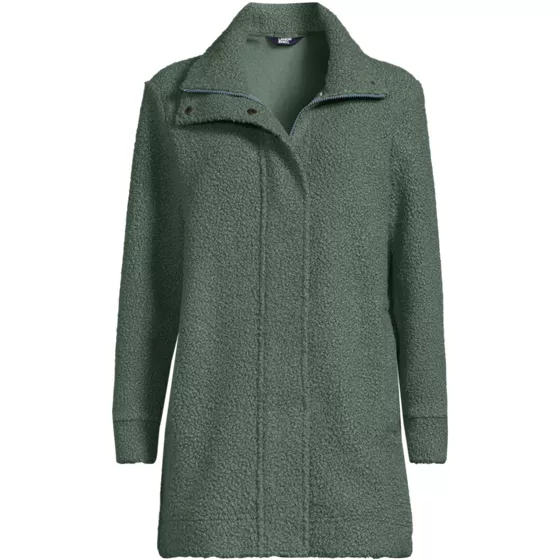 Boucle Fleece Coat - primary