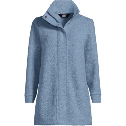 Women's Boucle Fleece Coat - image 1