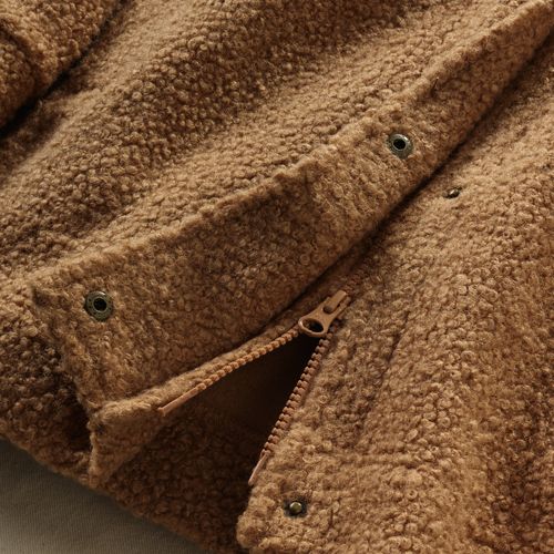 Boucle Fleece Coat, alternative image