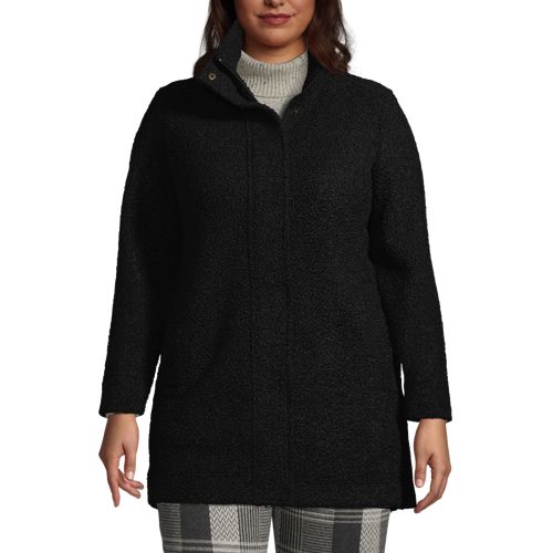 plus fleece coat