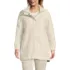 Plus Size Boucle Fleece Coat, Front