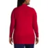 Women's Plus Size Cotton Modal Long Open Cardigan, Back