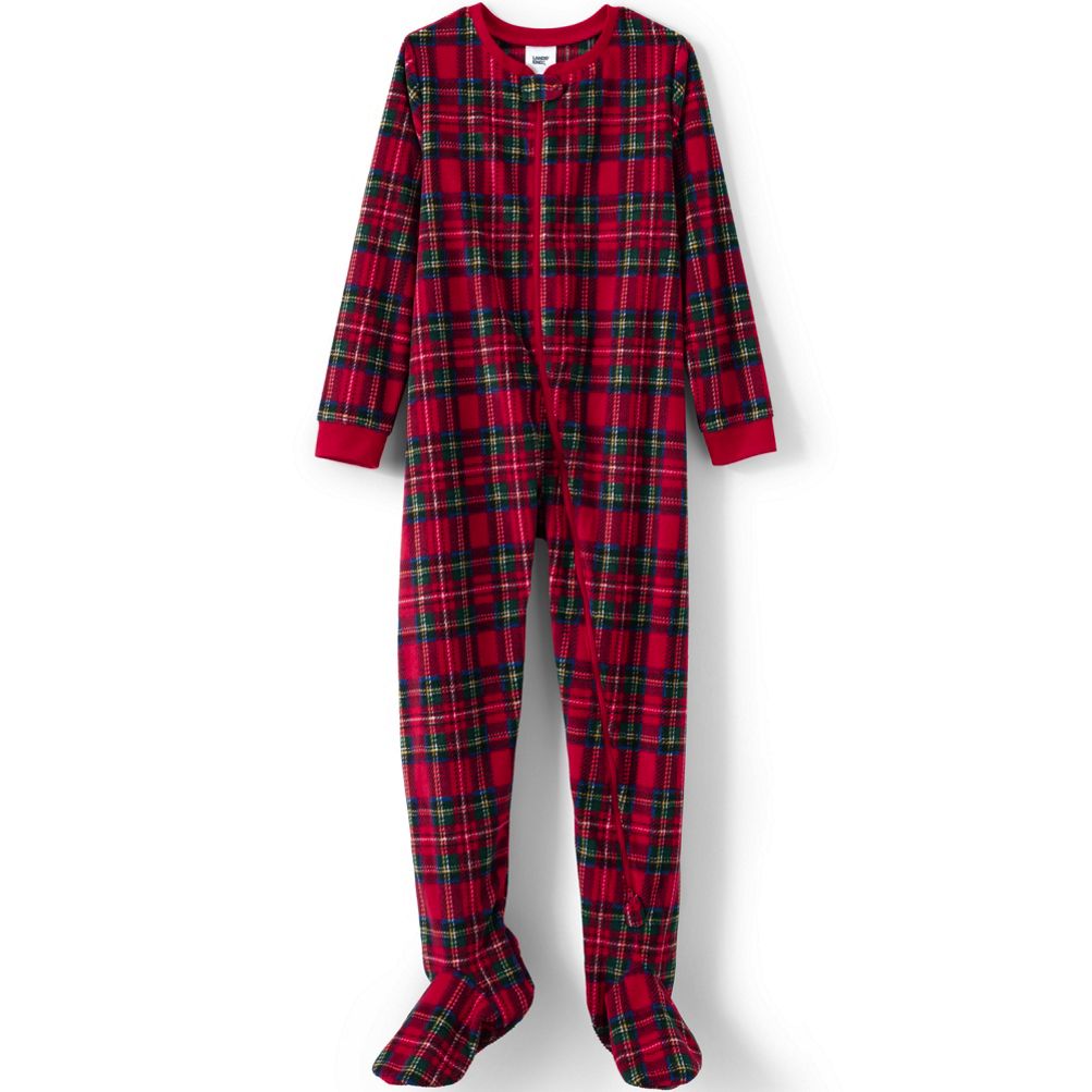 Kids Footed Fleece Sleeper Lands End