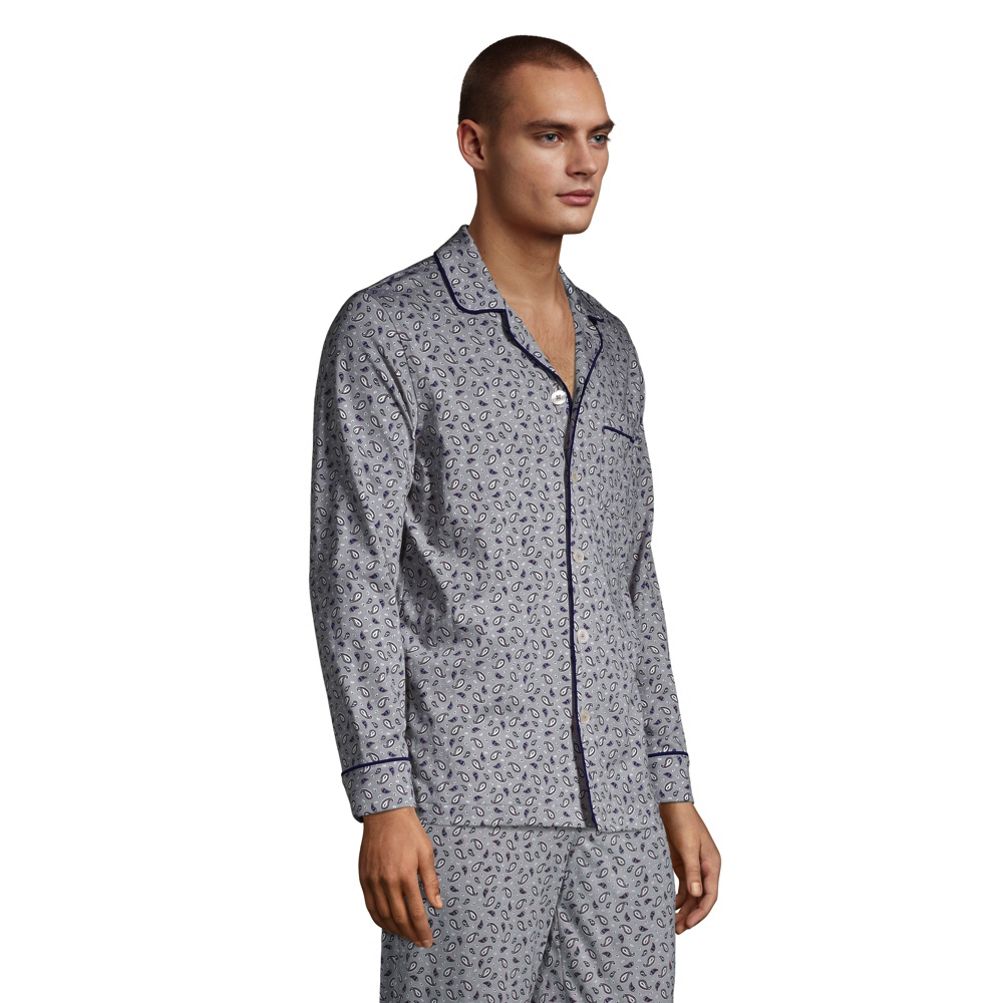 Men s Supima Pajama Shirt Lands End