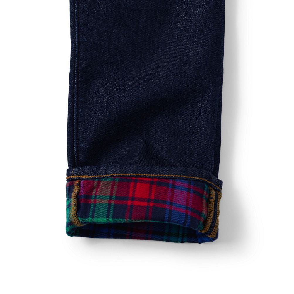 Jeans flannel online lined