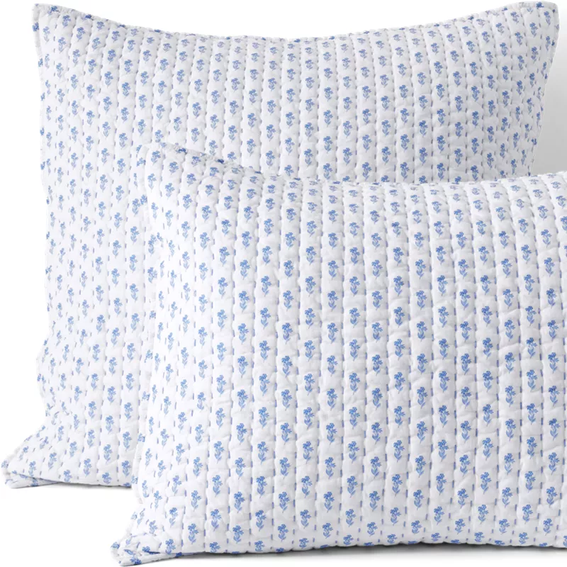 Printed Seed Stitch Sham, Front