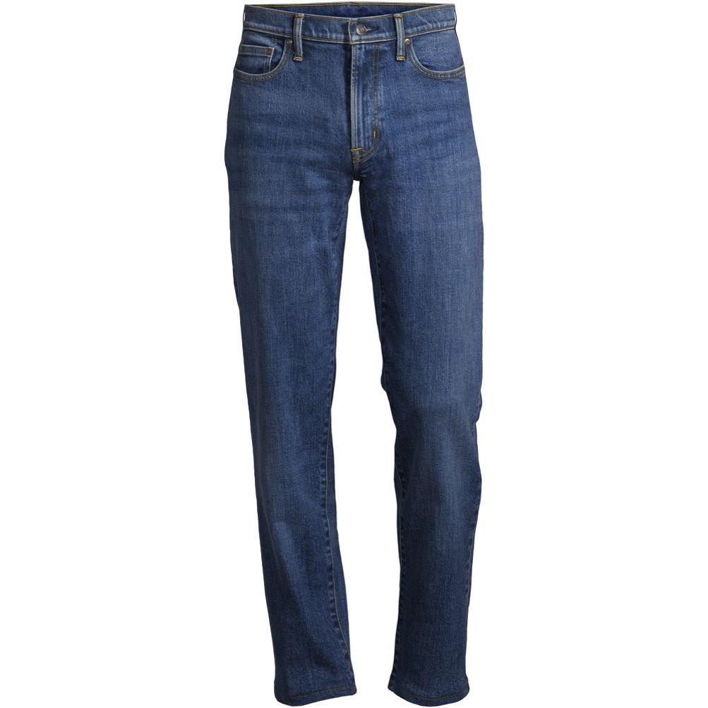 Men's Straight Fit Comfort-First Jeans | Lands' End