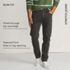 Men's Slim Fit Stretch Jeans Washed Black, alternative image