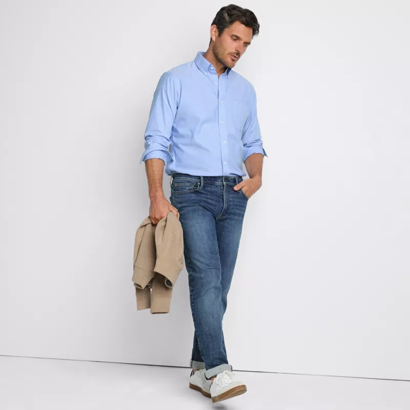 Men's Slim Fit Stretch Jeans, alternative image