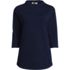 Women's Serious Sweats 3/4 Sleeve Funnel Neck Top, Front