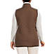 Women's Plus Size Insulated Reversible Barn Vest, Back