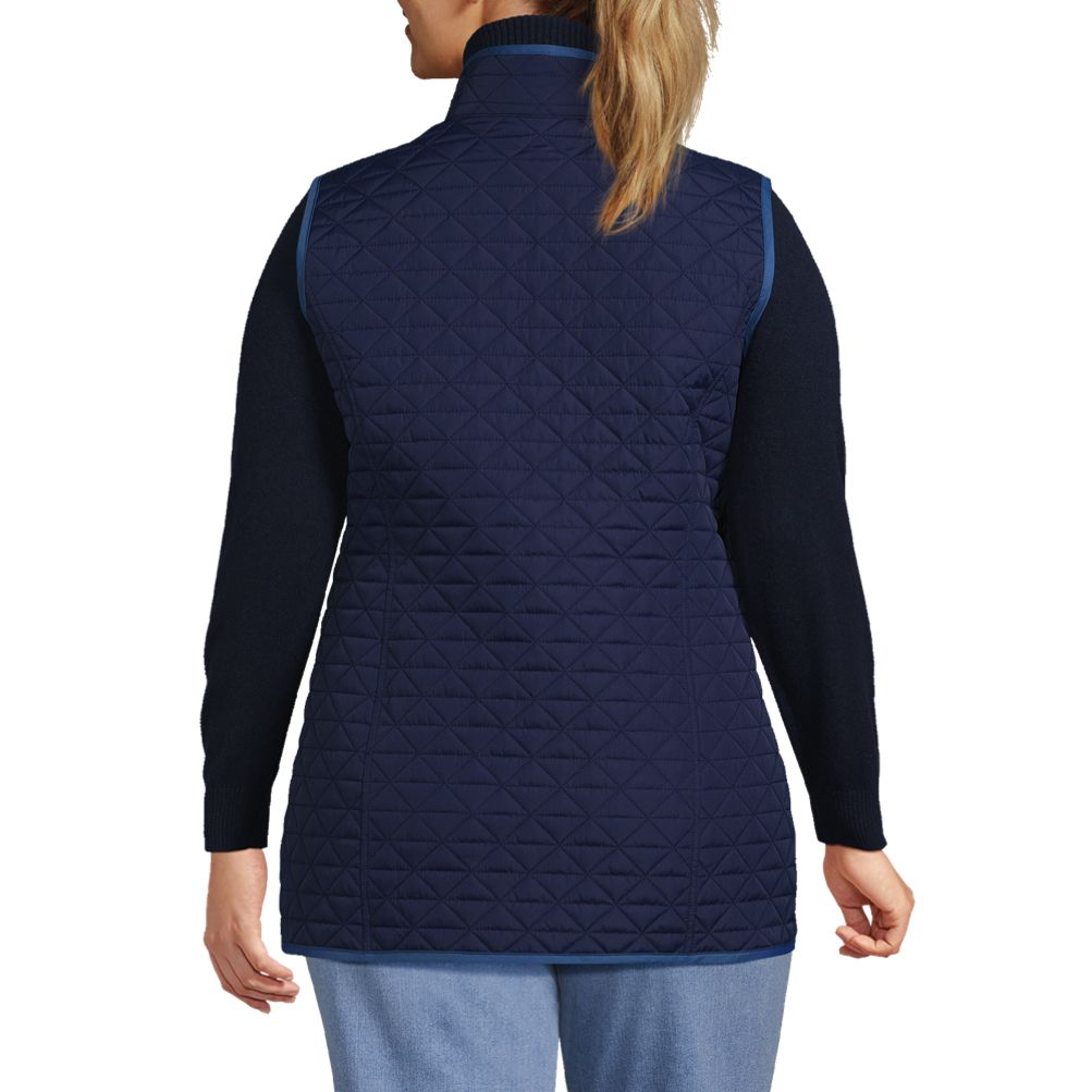 Women's Plus Size Insulated Reversible Barn Vest | Lands' End