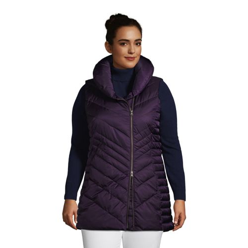 Women s Plus Size Insulated Cozy Fleece Lined Primaloft Vest