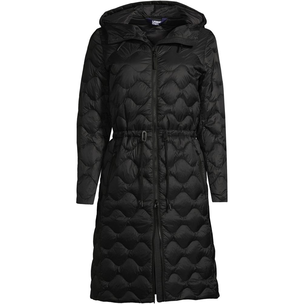 Lands end hotsell long puffer coat