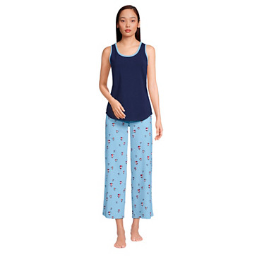 Pyjama 2 Pièces en Coton Stretch, Femme Stature Standard image number 3