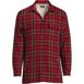 Men's Big Flannel Sherpa Lined Shirt Jacket with Pockets, Front