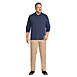 Men's Big and Tall Long Sleeve Coolmax Mesh Polo, alternative image