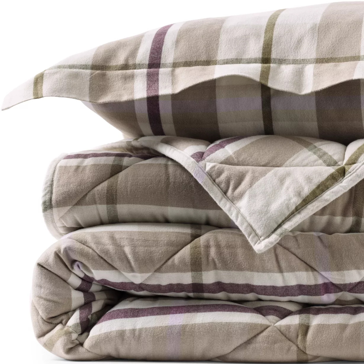 Comfy Super Soft Cotton Flannel Yarn-Dyed Comforter - 5oz