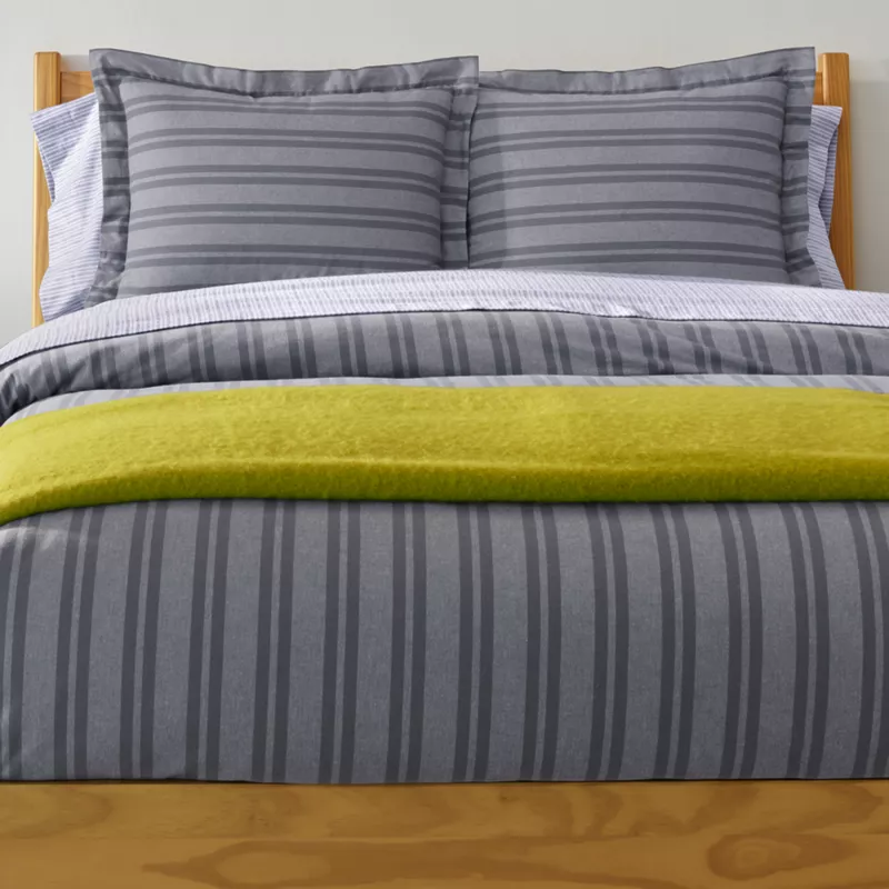 Comfy Super Soft Cotton Flannel Plaid Duvet Bed Cover - 5oz, alternative image