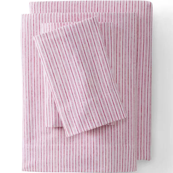 Comfy Super Soft Cotton Flannel Plaid Bed Sheet Set - 5oz - primary