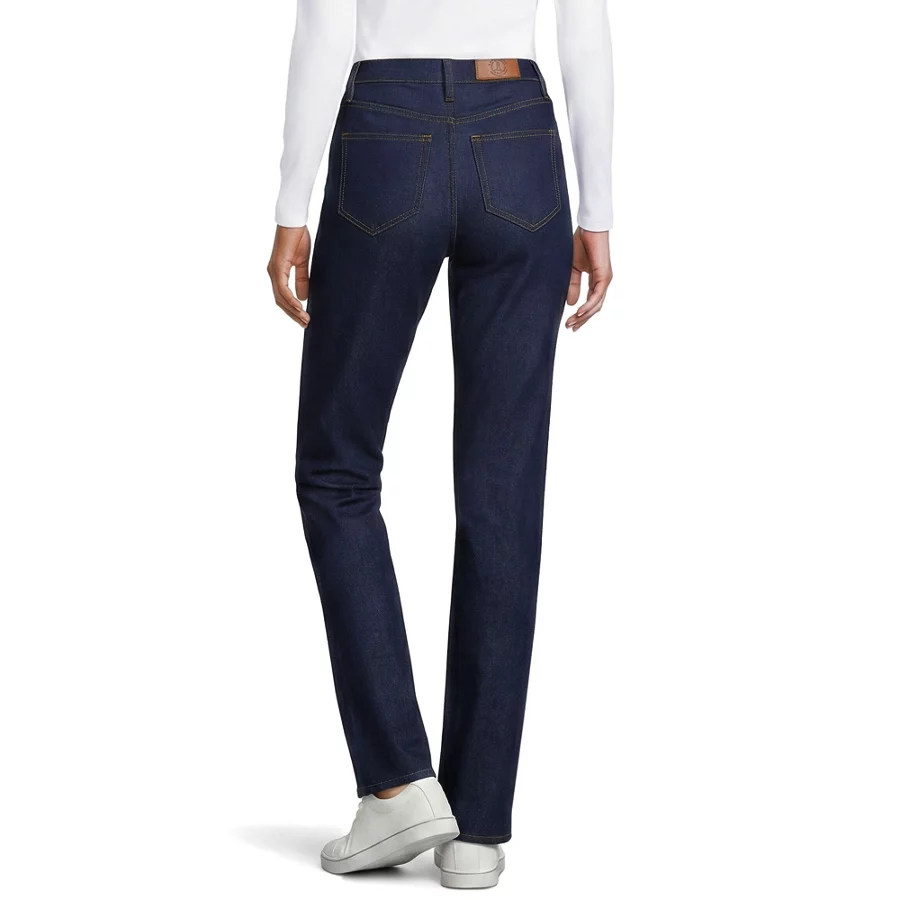 Women's High Rise Straight Leg Jeans