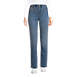 Women's Recover High Rise Straight Leg Blue Jeans, Front