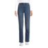 Women's Recover High Rise Straight Leg Blue Jeans, Front