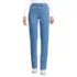 Women's Recover High Rise Straight Leg Blue Jeans, Front