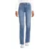 Women's Recover High Rise Straight Leg Blue Jeans, Front