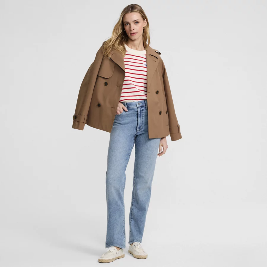 Women's High Rise Straight Leg Jeans view 6