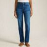 Women's Recover High Rise Straight Leg Blue Jeans